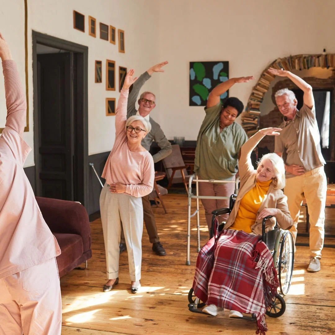 Residents enjoying activities at Silver Lake ALF